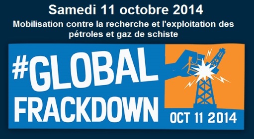 11 Octobre 2014 - Dites non au gaz de schiste !